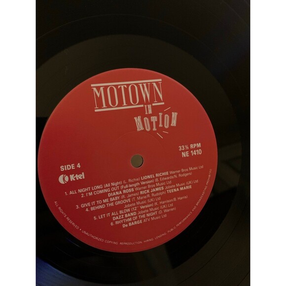 MOTOWN IN MOTION - 28 CLASSIC MOTOWN DANCE HITS - THE ORIGINAL HITS - Picture 7 of 7